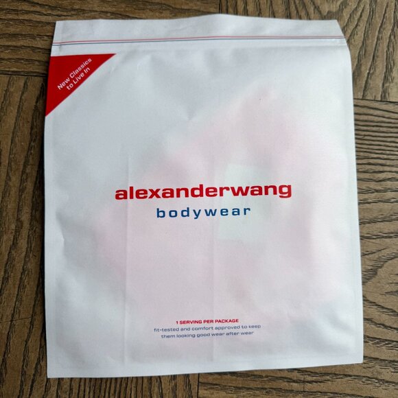 NEW Alexander Wang Sports mesh scoop bra Pink Medium - Picture 4 of 4